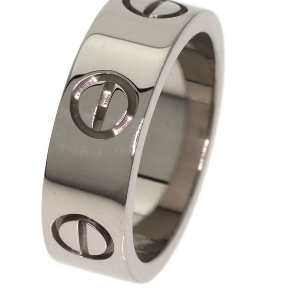 CARTIER 18k White Gold Love Ring #46 - Picture 6 of 8